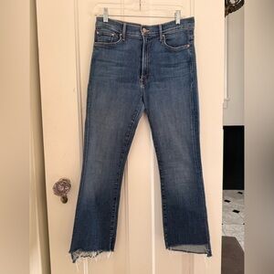 MOTHER Blue Ankle & Cropped Jeans